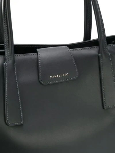 Shop Zanellato Duo Metropolitan Seta Tote-bag In Black
