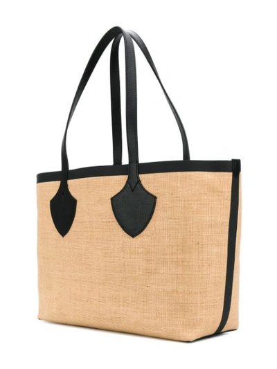 Shop Burberry Carry In Neutrals