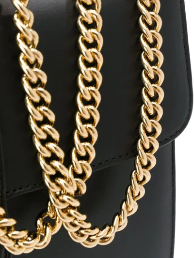 Shop Dolce & Gabbana Interlocking Dg Shoulder Bag In Black