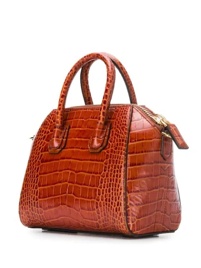 Shop Givenchy Mini 'antigona' Handtasche In Brown