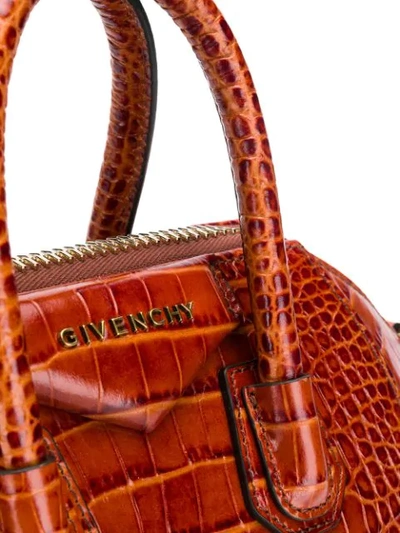 Shop Givenchy Mini 'antigona' Handtasche In Brown