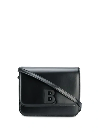 Shop Balenciaga B Cross-body Bag In Black