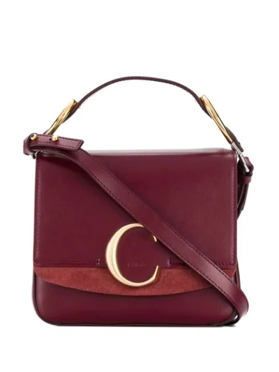 Shop Chloé Small  C Bag In Red