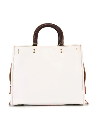 Shop Coach 'rouge' Tote In White