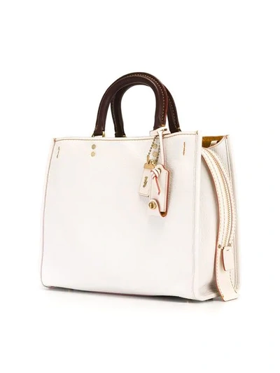 Shop Coach 'rouge' Tote In White