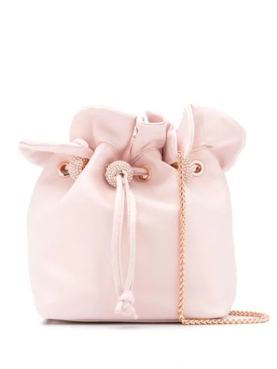 Shop Sophia Webster Emmie Embellished Pouch Bag In Pink