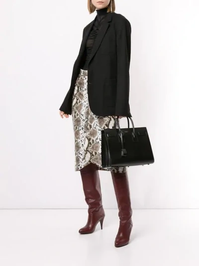 Saint Laurent Small Sac De Jour Tote Bag In Black