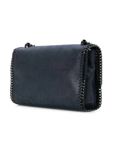 Shop Stella Mccartney Leather Cross Body Bag - Blue