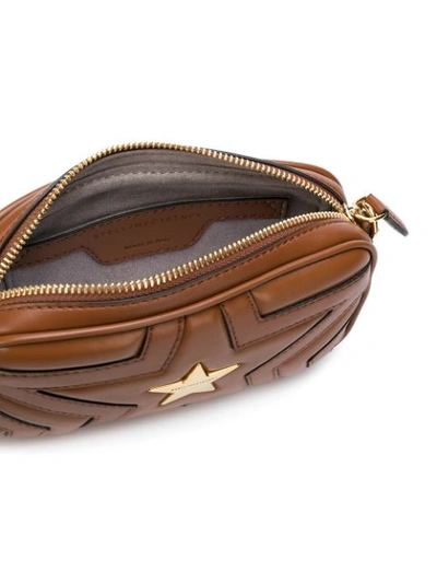 Shop Stella Mccartney Stars Belt Bag In Brown