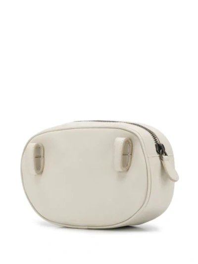 Shop Bottega Veneta Intrecciato Belt Bag In White