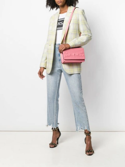 Shop Versace Tribute X Shoulder Bag In Pink