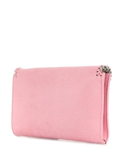 Shop Stella Mccartney Falabella Mini Shoulder Bag In Pink