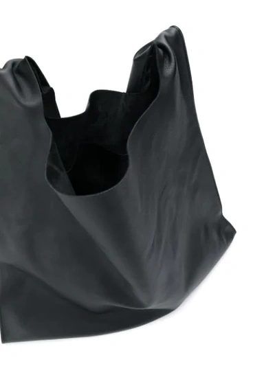 Shop Loewe Oversized Bow Bag In Black