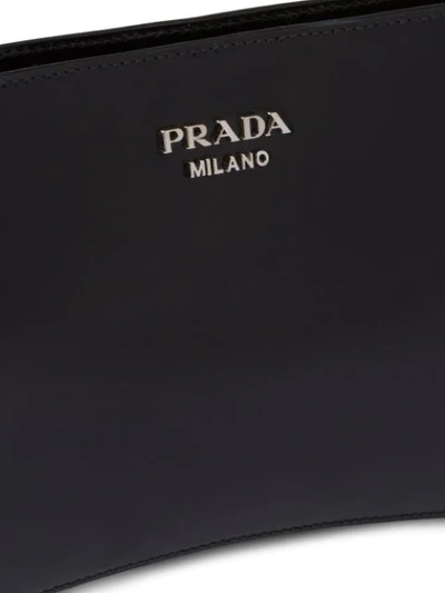 Shop Prada 'sidonie' Schultertasche In F0002 Black