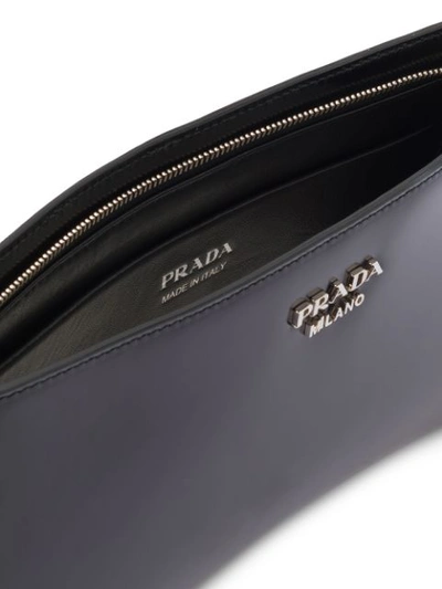 Shop Prada 'sidonie' Schultertasche In F0002 Black