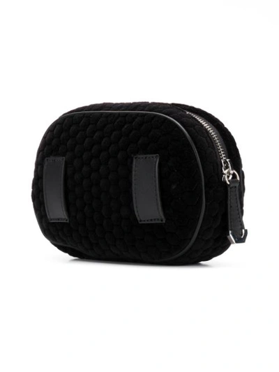 Shop Philipp Plein Zipped Logo Belt Bag In Black