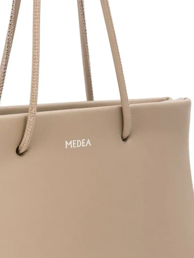 Shop Medea Rechteckige Handtasche In Neutrals