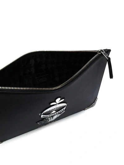 Shop Karl Lagerfeld K/treasure Pouch Bag In Black