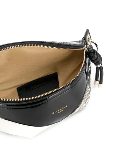 Shop Givenchy Patchwork Belt Bag In Black