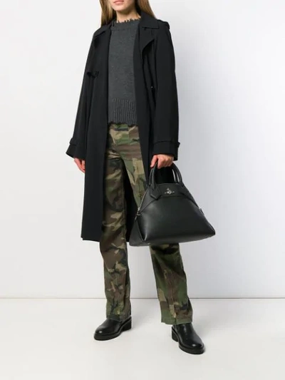 Shop Vivienne Westwood Windsor Handbag In Black