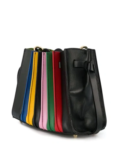 Shop Sara Battaglia Franca Mini Shoulder Bag In Black