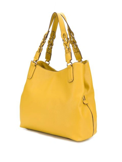 Shop Liu •jo Medium Tote Bag In Yellow
