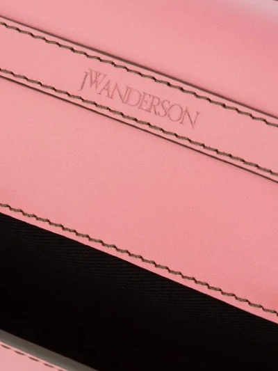 Shop Jw Anderson Anchor Logo Crossbody Bag In Pink
