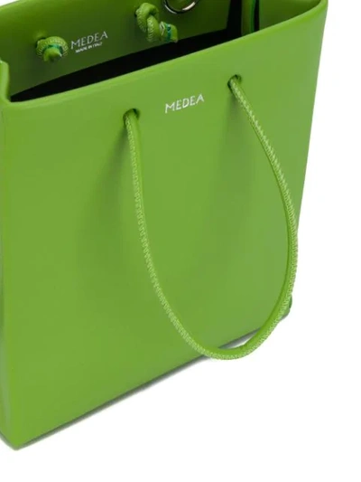 Shop Medea Prima Short Tote Bag In Green