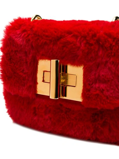 Shop Tom Ford Buckle Shoulder Bag In Red
