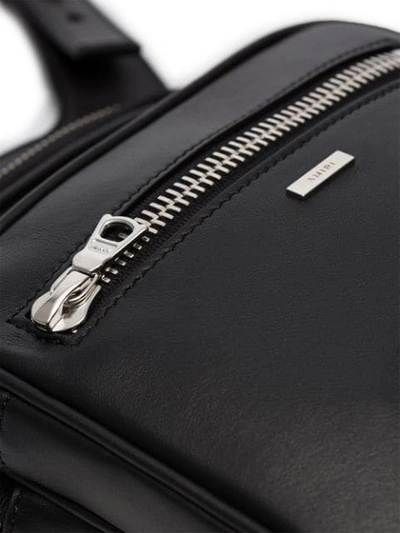 Shop Amiri Strapless Belt Bag In Black