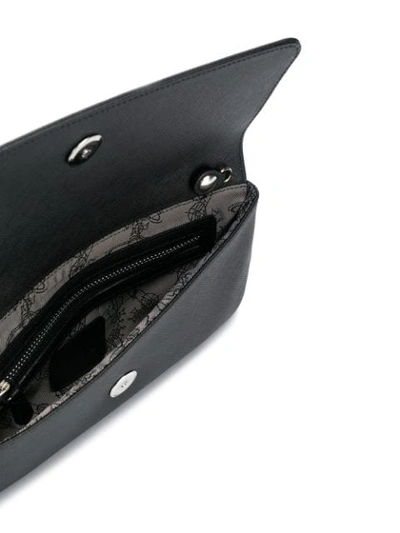 Shop Vivienne Westwood 'victoria' Clutch In Black