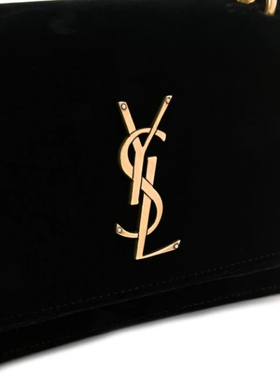 Shop Saint Laurent Medium Sunset Shoulder Bag In Black