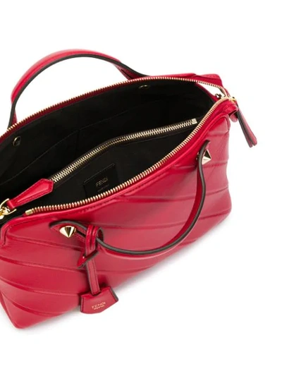 Shop Fendi Medium By The Way Tote In Red