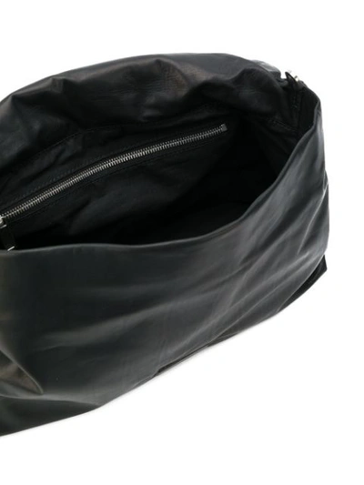 Shop Rick Owens Medium Flap Bag - Black