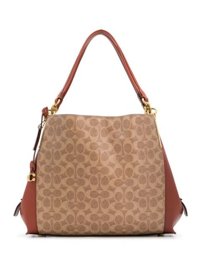 Shop Coach Dalton Tote Bag In Red