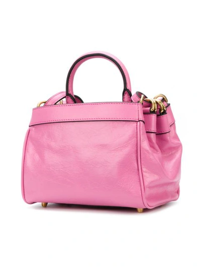 Shop Moschino Biker Pocket Handbag - Pink