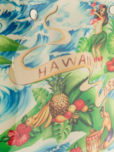 Shop Dsquared2 Hawaiian Printed Tote Bag In Multicolour