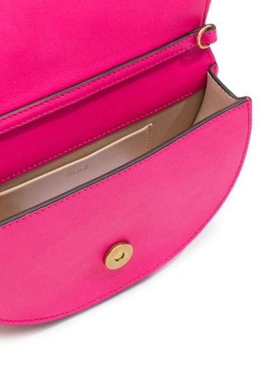 Shop Chloé Nile Minaudière Shoulder Bag In Pink