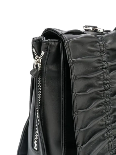 Shop La Carrie Pleated Tote Bag In Black
