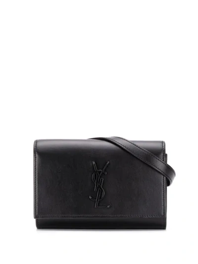 Shop Saint Laurent Kate Belt Bag In Black