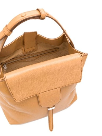 Shop Tod's Joy Shoulder Bag In Brown