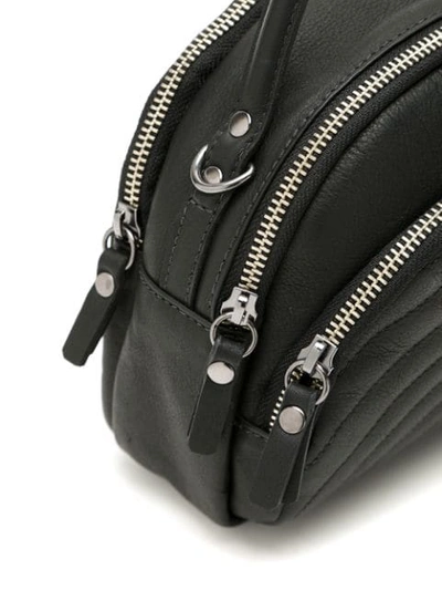 Shop Mara Mac Leather Shoulder Bag In Black