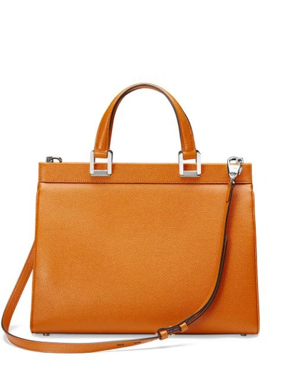 Shop Gucci Zumi Medium Top Handle Bag In Yellow