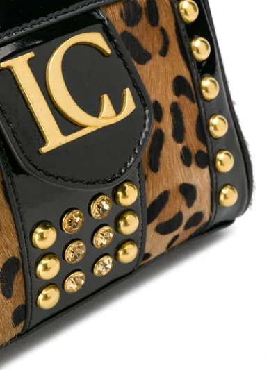 Shop La Carrie Leopard Print Crossbody Bag In Cuoio Combi