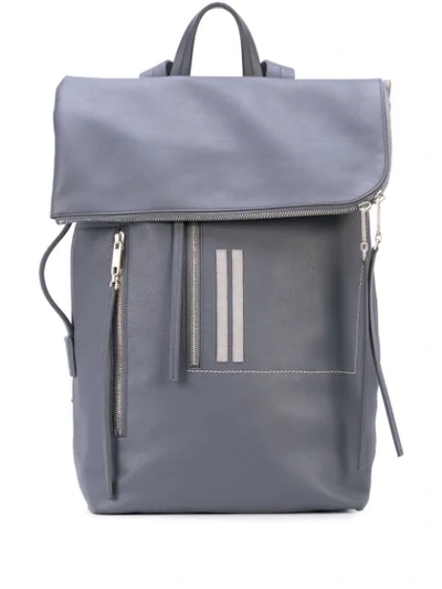 Shop Rick Owens Duffle Backpack In Grey