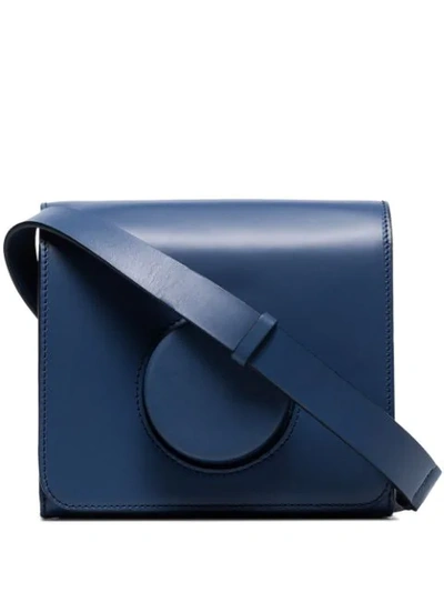 Shop Lemaire Camera Shoulder Bag In Blue