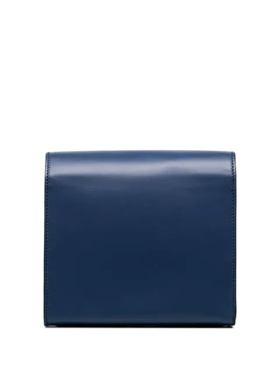 Shop Lemaire Camera Shoulder Bag In Blue