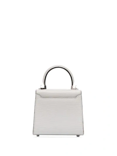 Shop Stalvey Trapezförmige Handtasche In White