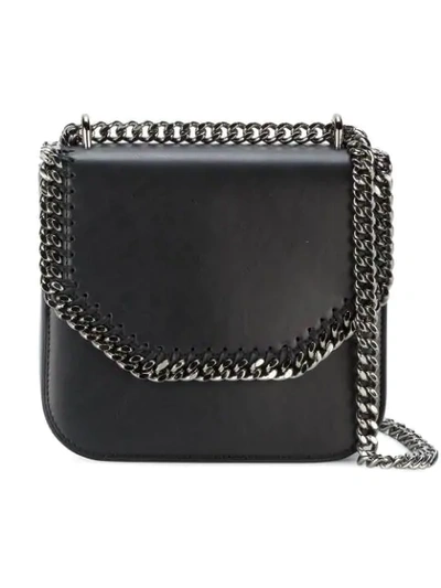 Shop Stella Mccartney Black Falabella Shoulder Bag