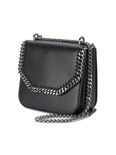 Shop Stella Mccartney Black Falabella Shoulder Bag